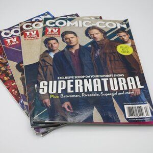Comic-Con 2019 Special Edition TV Guide Set of 4 Covers Collectible Like New CW